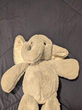 Lambs & Ivy Jungle Safari Plush Gray Elephant JETT Stuffed Animal Baby Nursery